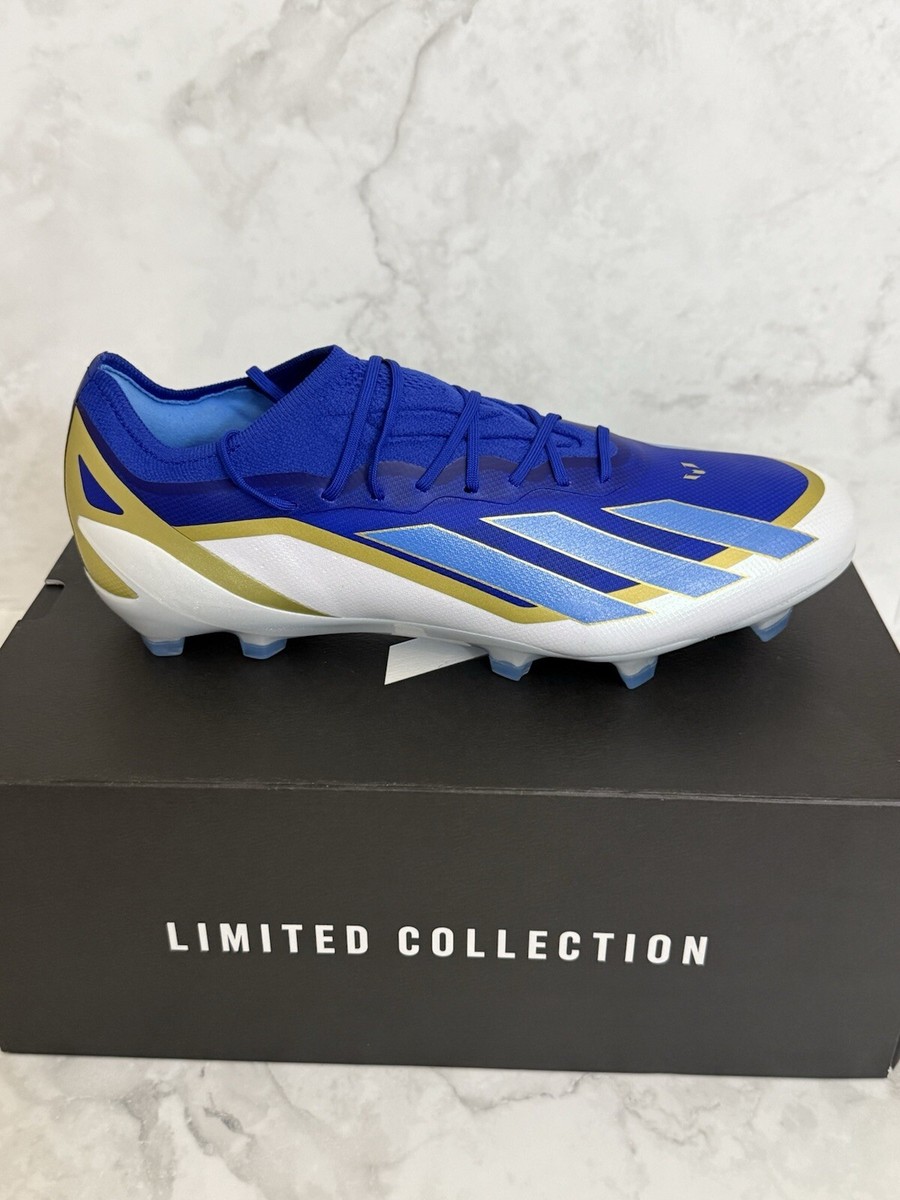 Adidas X Crazyfast Messi Elite FG Soccer Cleats Blue ID0710 Men's