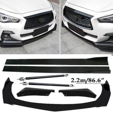 Front Bumper Lip Spoiler Splitter Car Body Rear For Infiniti Q50 Base