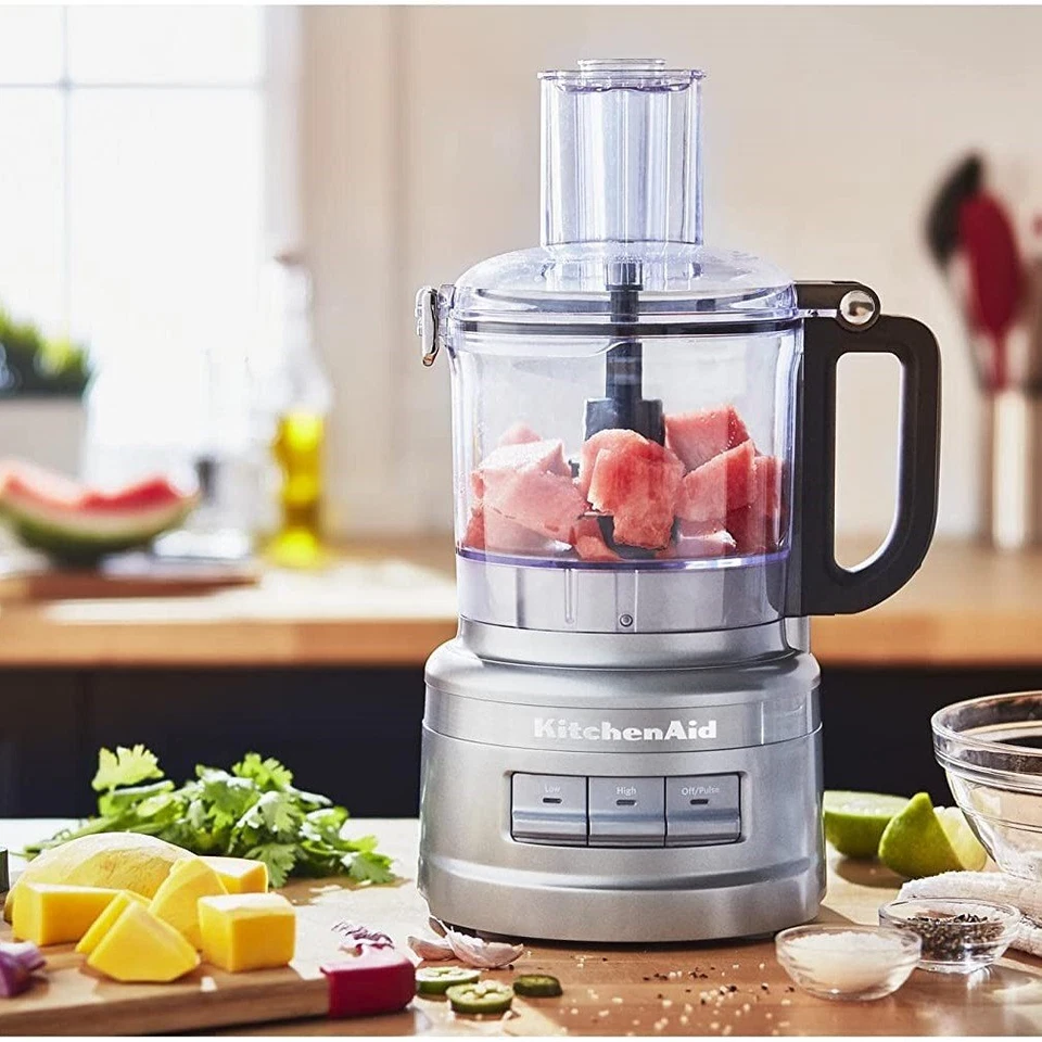 KitchenAid Base 7-Cup Food Processor | Contour Silver - Image 4 of 4