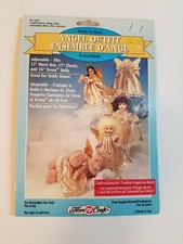 Vintage Angel Outfit Fibre Craft Dress Wings Halo Gold Unopened