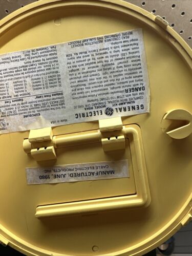 Lampe solaire vintage 1985 GE General Electric Time A Tan RSK6 - Photo 12/14