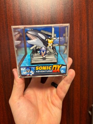 Sonic Adventure DX E. Coast 3D Papercraft Diorama Cube | Handmade! PERFECT GIFT