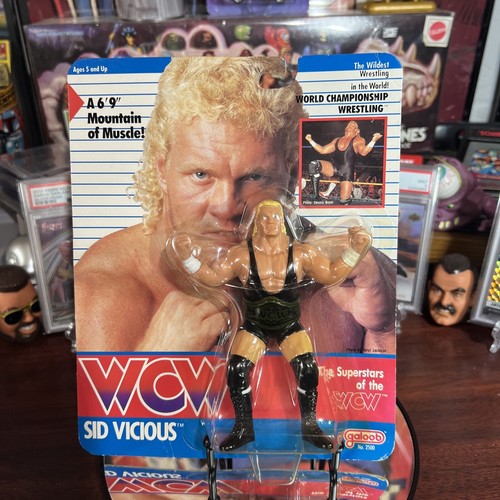 WCW galoob Psycho sid vicious black tights USA  ve...