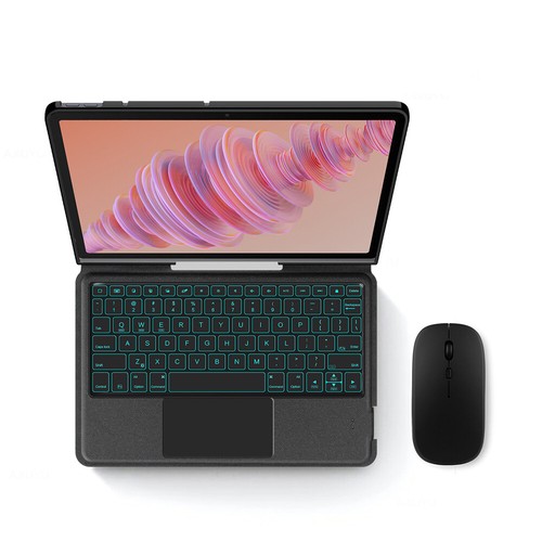 For Lenovo Tab Plus TB351FU 11.5" Backlit Bluetooth Keyboard Touchpad Case Cover - Picture 17 of 20