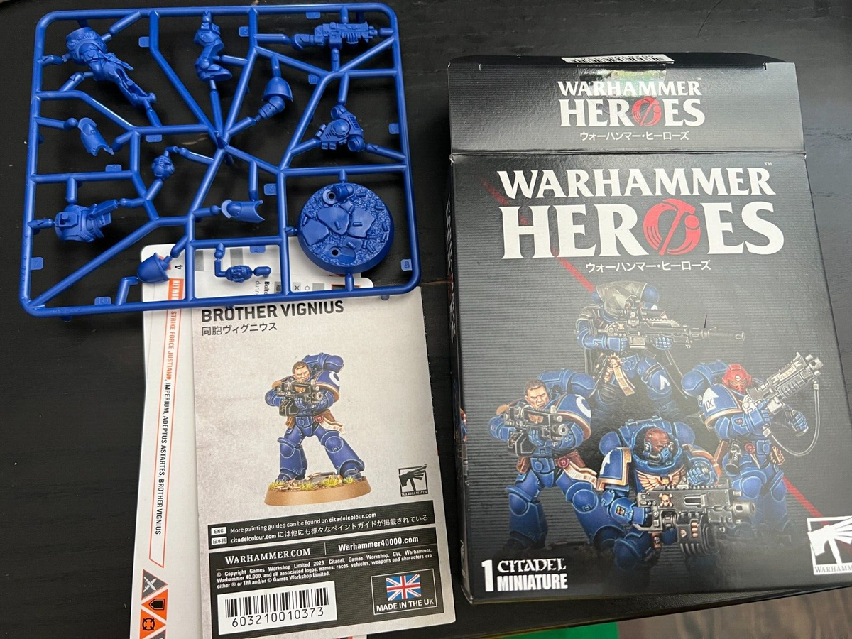 Warhammer 40K Heroes Series 4 Brother Vignius Space Marine Target