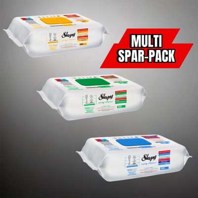 SLEEPY EASY CLEAN - 100x Feuchttücher, Allzwecktücher,  Reinigungstücher - NEU