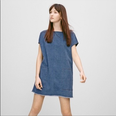 Aritzia Wilfred Free Nori Denim Dress 