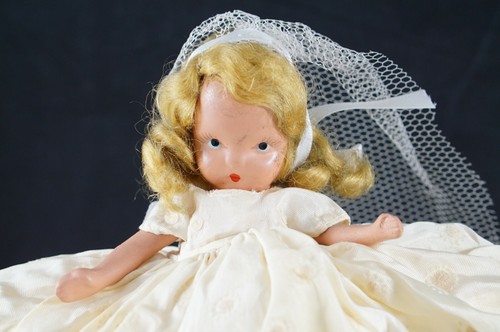 Vtg Bride Frozen Leg #86 Flocked Sunburst STORYBOOK DOLL / Family Series - Picture 2 of 10