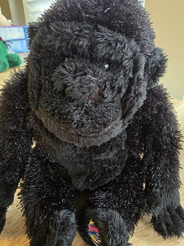 Ganz Webkinz HM040 Schwarzer Gorilla 8 Zoll Plüschtier ohne Code - Bild 3 von 6