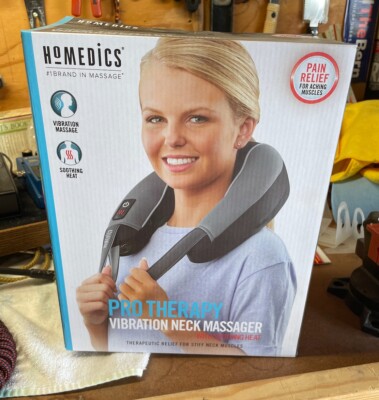 best neck massager with heat and vibration Homedics Neck Massager with Comfort Foam Vibration and Soothing Heat main image 0