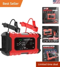 Fully Automatic 12V Smart Battery Charger for Cars, Boats & Motorcycles | 6-Amp