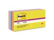 Post-it Super Sticky Notes 3" x 3" Summer Joy Collection 90 Sheet/Pad 12 Pads/Pa