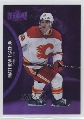 2021-22 Skybox Metal Universe Purple Spectrum 128/199 Matthew Tkachuk #19 0i6