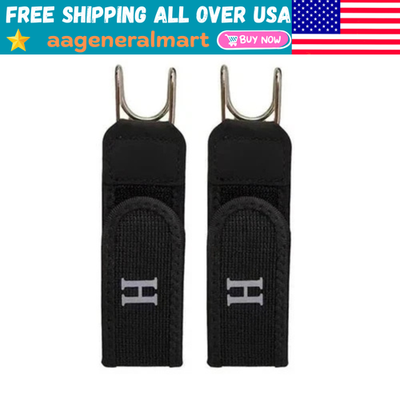 #ad #ad 2PCS Tactical Metal Hook Elastic Belt Buckle Less Invisible Waist Belt Closure $4.45