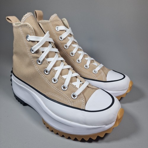 Zapatillas de senderismo Converse Run Star para mujer talla 5 beige zapatos de plataforma cómodos - Imagen 6 de 19