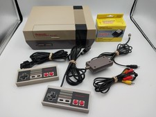 Original NES Nintendo System Console w/ 2 OEM Controllers & New 72 Pin - TESTED