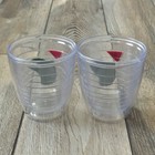 Vintage 19th Hole Golf KH #419 Clear Double Wall Short Tumblers Lot of 2 — photo 3
