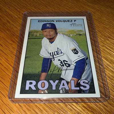2016 Topps Heritage #491 - High Number SP - Edinson Volquez