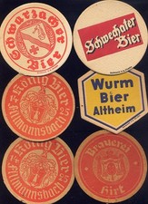 12 alte Bierdeckel Österreich 4