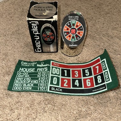 vintage 1978 Exec-u-play Roulette Imaginamics
