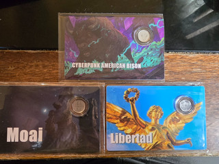 Lot of 3 Liberia 2026 Platinum Libertad Coin Card 1/1000 Oz .999 Platinum COA