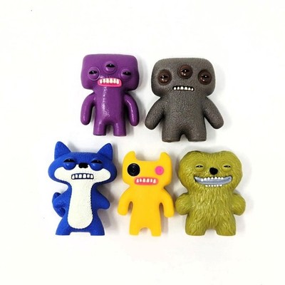 Fuggler Funny Ugly Monster PMI Spin Master - Lot of 5 NEW Open Figures (Bin9)