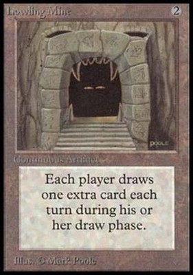 MTG English Howling Mine Medium Play Normal Beta