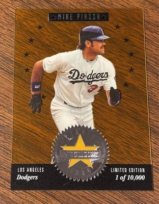 Mike Piazza 1994 Donruss Studio Silver Series Stars insert #6 LA Dodgers - NICE