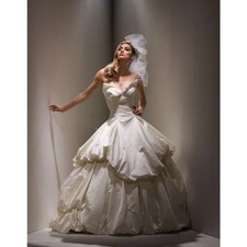 Elegant Sheath Wedding Dresses Vintage Victorian Corset A Line Bridal Gowns