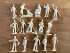 MARX PLAYSET LOT OF 15 VINTAGE CIVILIAN FIGURES for AIRPORT SEARS MARXVILLE