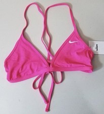 Nike Swim Hydrastrong Bikini Top Women Large Hyper Pink NESSB002-678