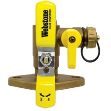 3/4inch H-50413 WEBSTONE CxC ISOLAT UNI-FLANGE BALL VALVE WITH INTEGRAL QUARTER