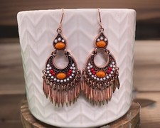 2.5  Earring Set Bohemian Retro Tribal Ethnic Dangle Drop New Free Ship B8909
