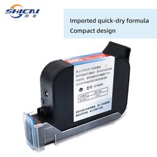 3PCS Black 12.7mm Ink Cartridge for Handheld Inkjet Coding Printer