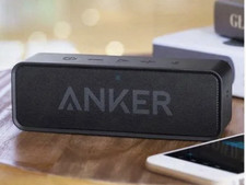 Anker SoundCore Bluetooth Portable Speaker Black Rectangular - Open Box