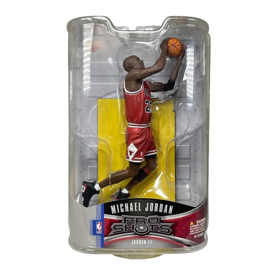 UPPER DECK AIR MICHAEL JORDAN PRO SHOTS ACTION FIGURE 3 AND 4 SET NEW SERIES 1 - Image 2 of 4
