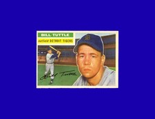 Bill Tuttle 1956 Topps #203 - Detroit Tigers - Mint