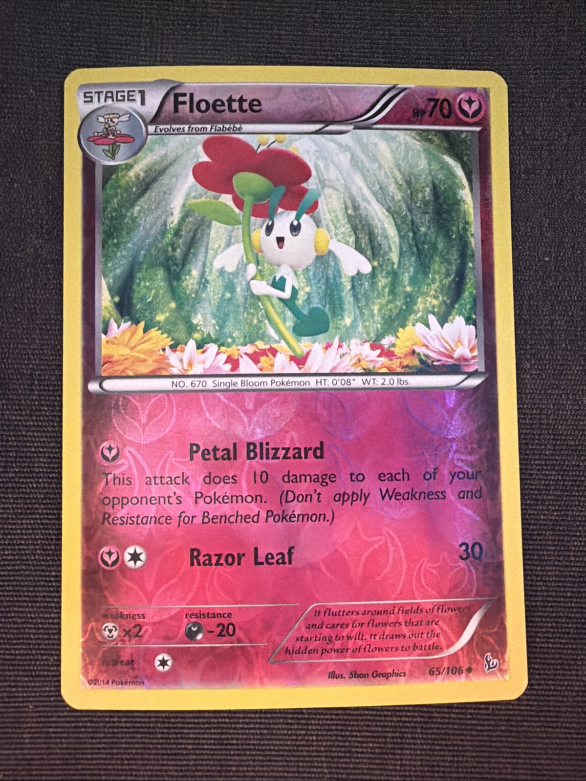 Floette 65/106 Flashfire Reverse Holo