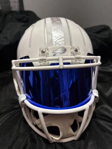 Josh Allen signed helmet Rep winter rivals special