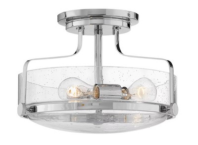 Chrome LED Semi-Flush Mount from the Harper Collection