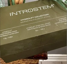 INTROSTEM HYDROLIFT COLLECTION-TRANSFORMING MASK+STEM CELL DROPS+FACE&NECK CREAM