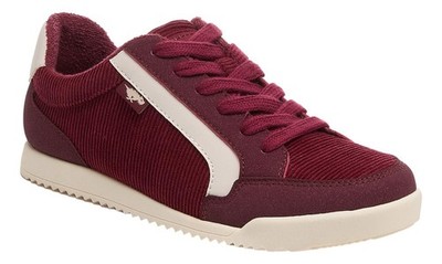 Rocket Dog Bolt Damen Burgunderrot Freizeit Smart Schnürschuhe Turnschuhe