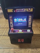 Dig Dug Mini Arcade Bandai Namco Table Top Game #09599 Tested
