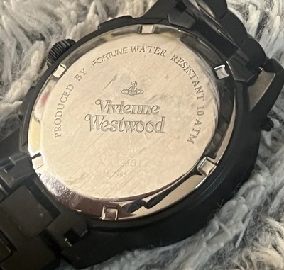 Vivienne Westwood Kiss Me Once Black Watch Chronograph Smoseco