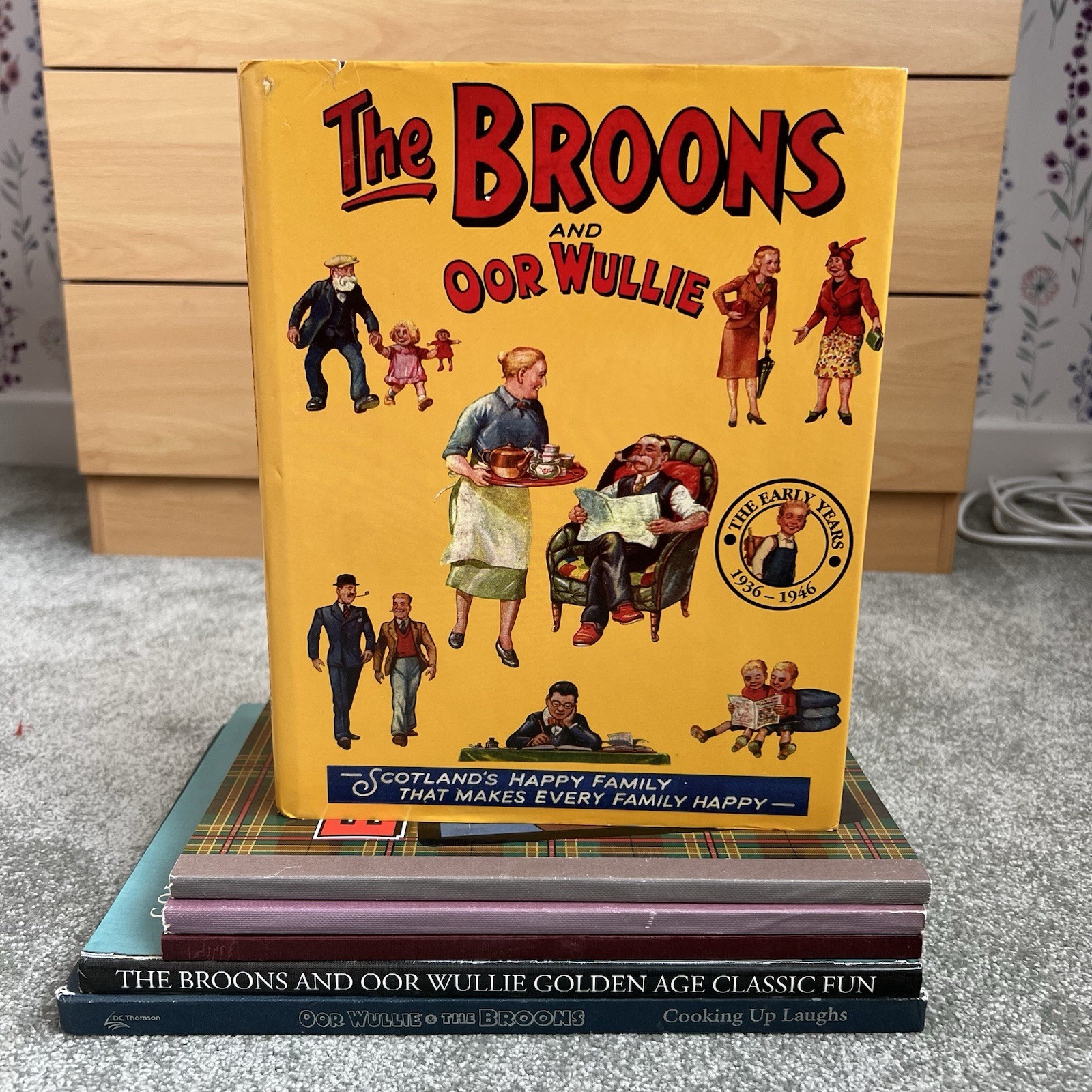 The Broons And Oor Wullie 6x Book Bundle Hardback & Paperback Annual Comic Strip