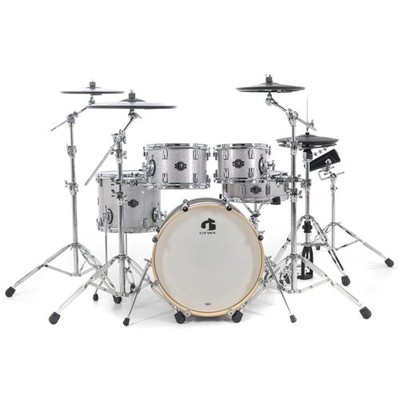 GEWA GD809.925 E-Drum Set G9 PRO 5 SE Silver Sparkle