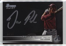 2014 Bowman Bowman Black Collection Auto 10/25 Daniel Palka #BBC-DP Auto mx0
