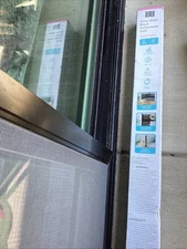 Retractable Baby Gate 71"Wx33" Extra Wide Mesh, Safety Kid Pet Stair, Black