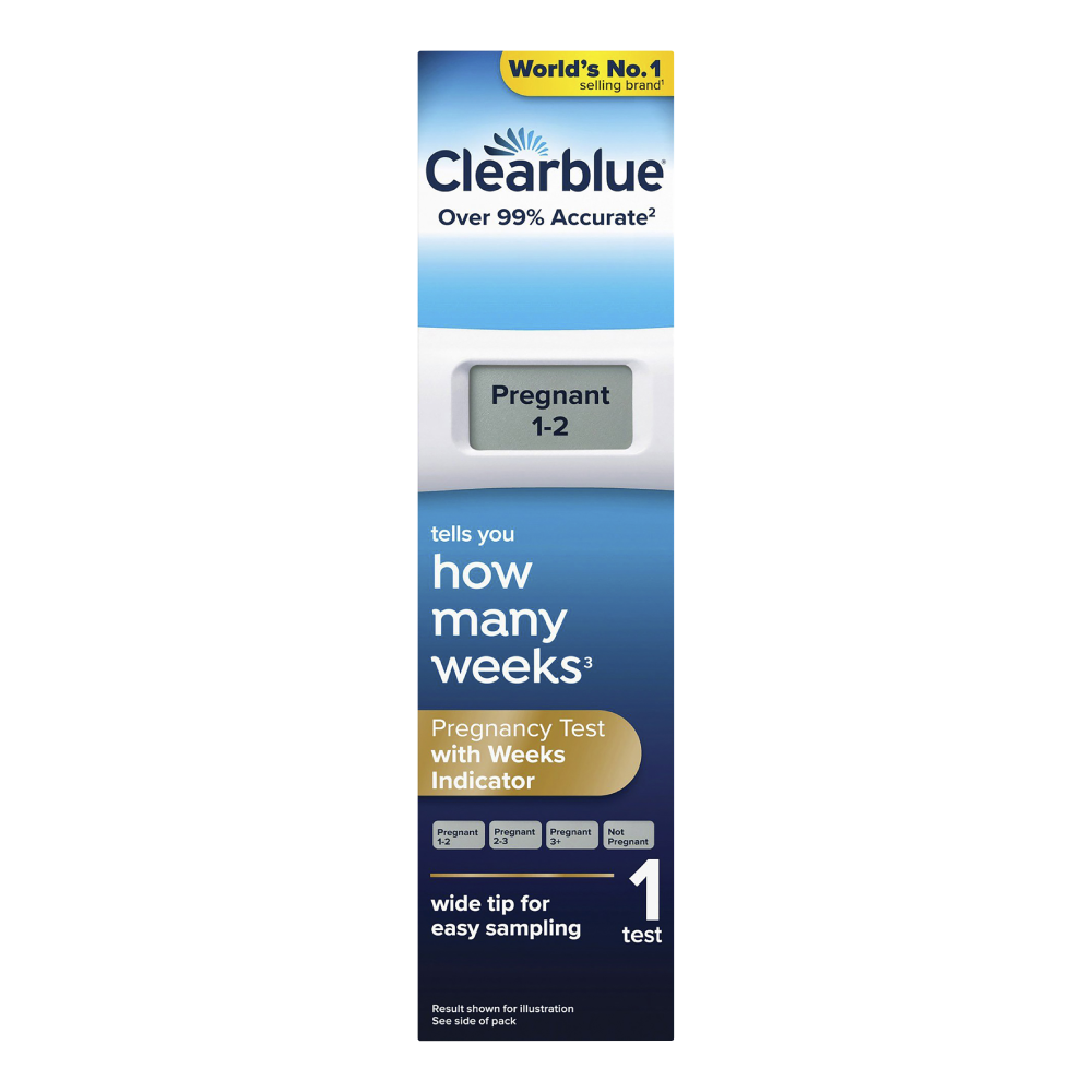 Clearblue Pregnancy Test with Weeks Indicator Digital Test Over