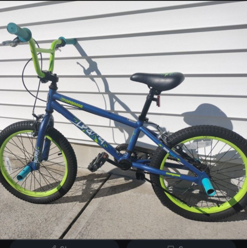 Mongoose Switch Kids BMX Bike Unisex, Ages 5-8, 18-inch